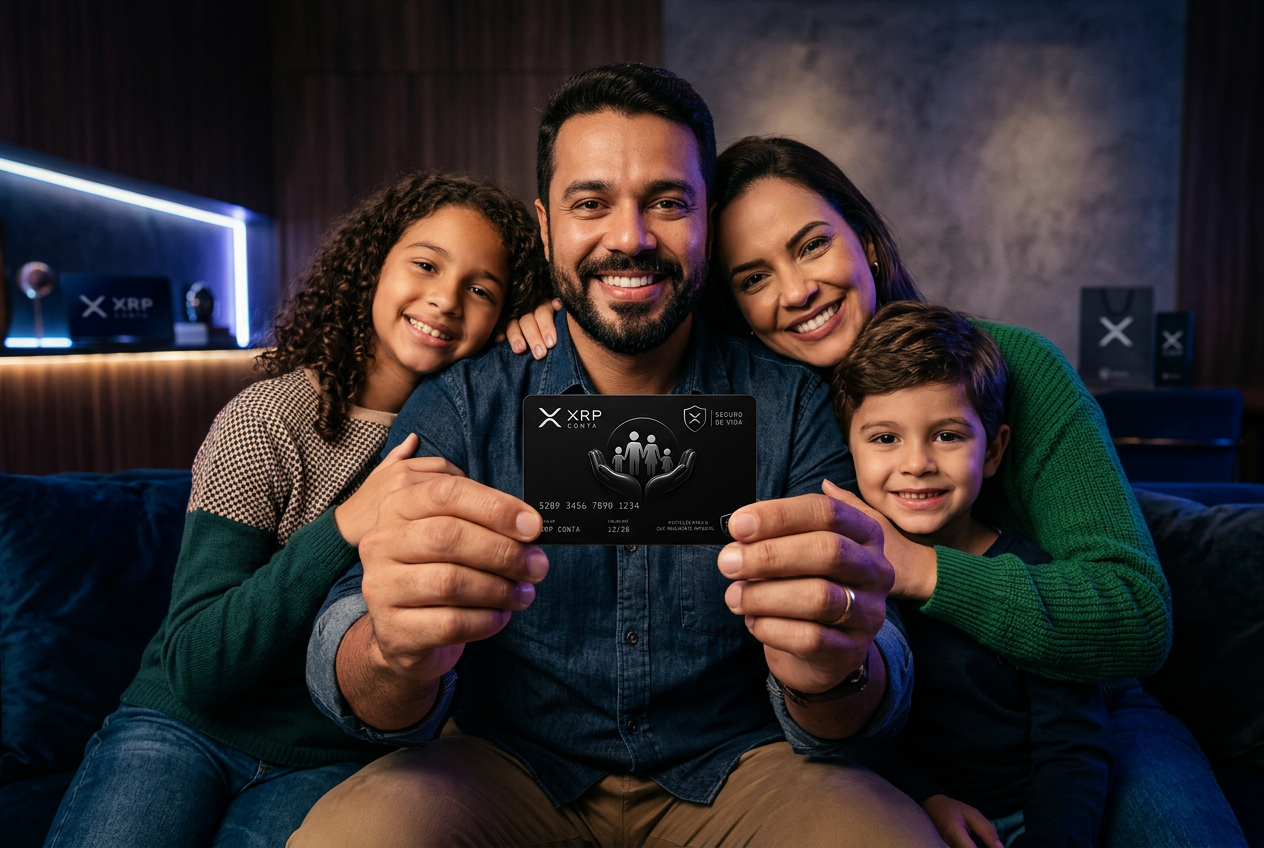 Família protegida com o Seguro de Vida XRP